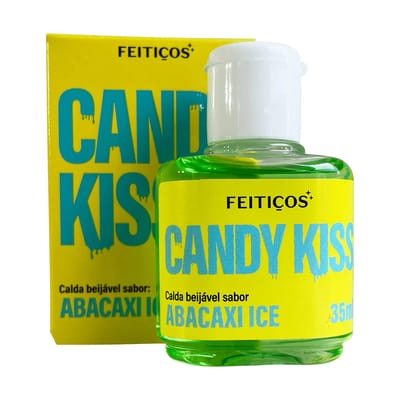 Calda Beijável para Sexo Oral - Feitiços Aromáticos Candy Kiss | 35ml | Disponível em 16 sabores