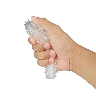 Capa Peniana Extensora em TPE com Textura e Saliências Estimuladoras - Sexy Import Sleeve | 13 x 1,7 cm | Disponível em 5 Cores