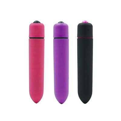 Cápsula Vibratória com 10 Vibrações e Resistente à Água - Power Bullet Plus | 9,1 x 1,7 cm | Disponível em 3 Cores