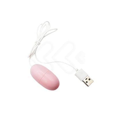 Cápsula Vibratória em ABS Atóxico com Vibração Única e Alimentação Via Cabo USB - 5 x 2,5 cm