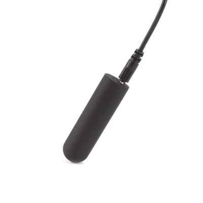 Cápsula Vibratória em ABS Aveludado com 10 Modos de Vibração e Recarregável - SI | 6 x 1,7 cm
