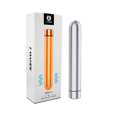 Cápsula Vibratória em ABS Atóxico com 9 Modos de Vibração, Resistente à Água e Carregamento via USB - S-Hande Seed 4 | 9,1 x 1,8 cm | Disponível em 2 Cores