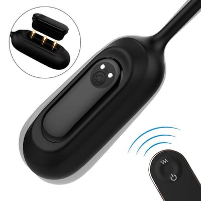 Cápsula Vibratória Recarregável com 9 Modos de Vibração e Controle Remoto sem Fio - S-Hande HIGHLINE-RCT | 7,8 x 3 cm