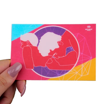 Cartão de Presente Casal Envolvente - Exclusiva | 12 x 8 cm