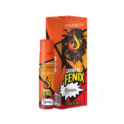 Gel Excitante com Efeito Choque e Aquece - Feitiços Aromáticos Chama Da Fênix | 17 ml