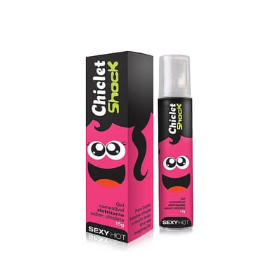Gel Eletrizante Comestível - Chiclet Shock - 15 g | Sabor: Chiclete