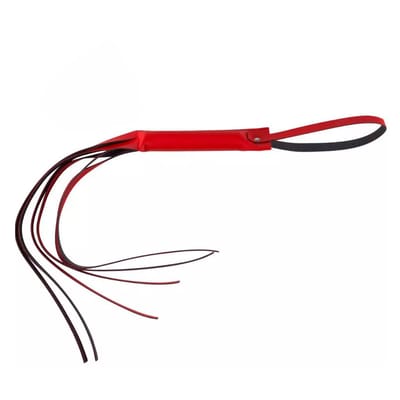 Chicote Reforçado em Couro Sintético com 6 Tiras - Brasil Fetiche - 56 cm | Disponível em 4 Cores