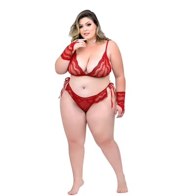 Conjunto Tailandesa Paixão - Tallyta Moda Apimentada | Disponível em 2 Cores no Tamanho Plus Size