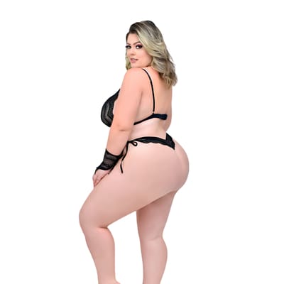 Conjunto Tailandesa Paixão - Tallyta Moda Apimentada | Disponível em 2 Cores no Tamanho Plus Size
