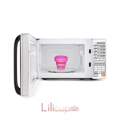 Copo Esterilizador Retrátil em Silicone - Lilicupmy