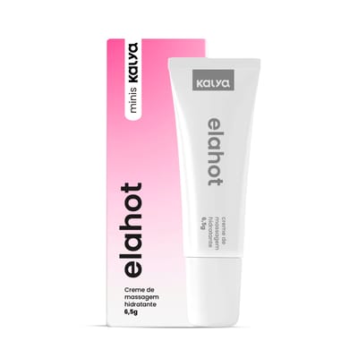 Creme Excitante Feminino 3 em1, Aumenta a Sensibilidade da Pele com Sensação de Pulsação e Aquecimento - Kalya Rapidinha Elahot | 6,5 g