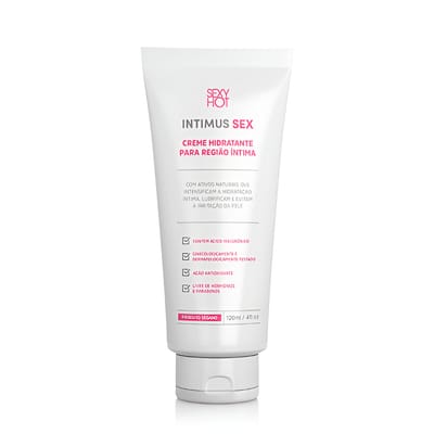 Creme Hidratante Vegano Para Região Íntima - Sexy Hot Intimus Sex | 120 ml