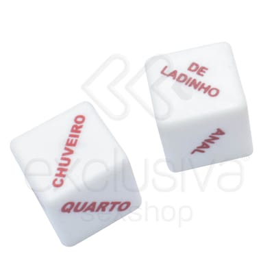 Cubos do Amor Hot - Dados Eróticos - 2 Unidades