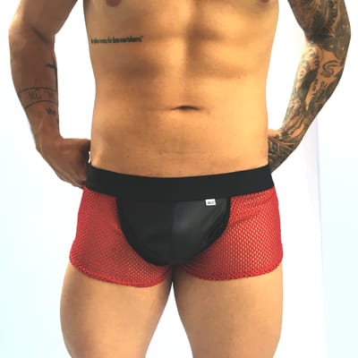 Cueca Box Sex Arrastão com Detalhe de Suplex - SD Clothing | Tamanho Único | Disponível em 2 Cores