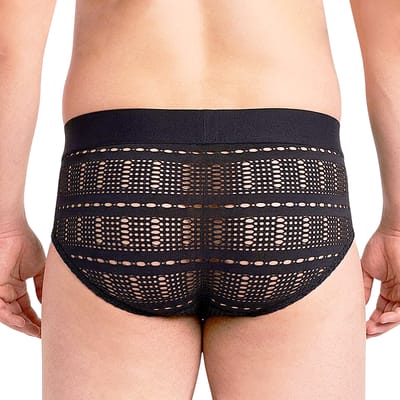 Cueca Sungão em Arrastão - Exclusiva Lingerie | Tamanho Plus Size