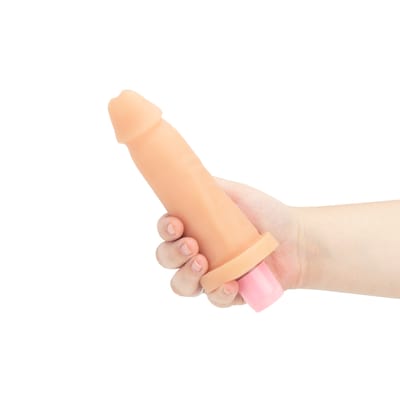 Prótese Peniana Realística com Glande Delineada e Multivelocidade - Cyberdildo | 15,4 x 4,3 cm