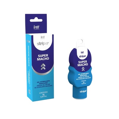Gel Estimulante Masculino com Efeito Potencializador - Intt Cosméticos Striper Super Macho | 8g