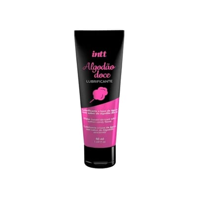 Gel Lubrificante à Base de Água no Sabor Algodão Doce - Intt | 50 ml