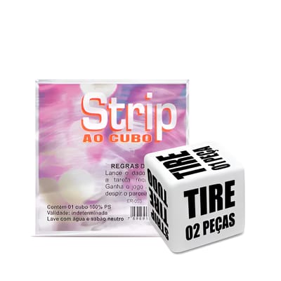 Dado Erótico Strip ao Cubo - Diversão Ao Cubo | Contém 1 Dado