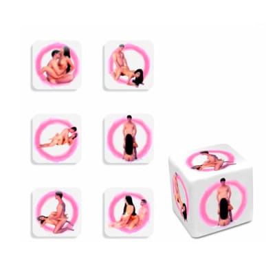 Dado de Posições Hétero Color com 1 Dado - Diversão ao Cubo