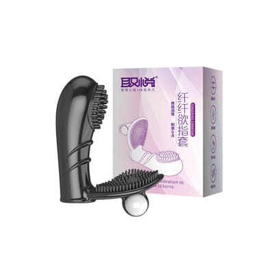 Dedeira com Estimulador de Clítoris e Cápsula Vibratória com Vibração Única - 8 x 2,8 cm