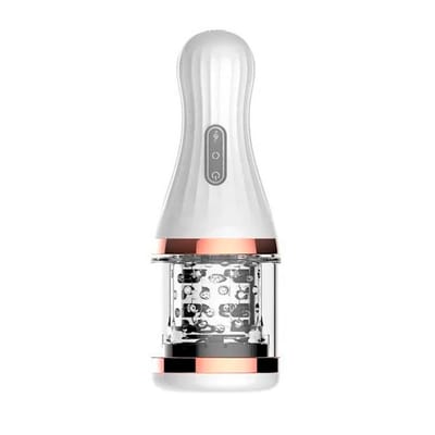 Masturbador Lanterna com 7 Modos de Rotação, Bocal no Formato de Vagina em Silicone e Gemido - Dibe | Disponível em 2 Cores