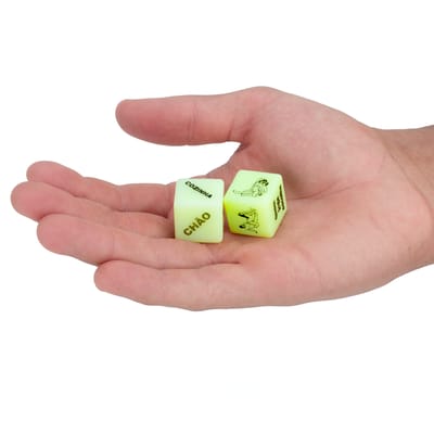 Jogo do Prazer Hot com 2 Dados que Brilham no Escuro - Diversão ao Cubo