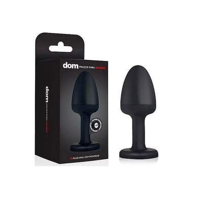Plug Anal no Tamanho G om Peso Interno para a Técnica de Pompoarismo - Dom P5 | 10,2 x 4,6 cm