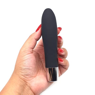 Vibrador Personal em ABS com 10 Modos de Vibração - Dom V4 Vibrador Charm | 11,3 x 3 cm