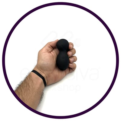 Vibrador Estimulador em Silicone Soft Touch com 10 Modos de Vibração Recarregável - Dom V8 Vibrador Big Boy | 9 x 3,5 cm