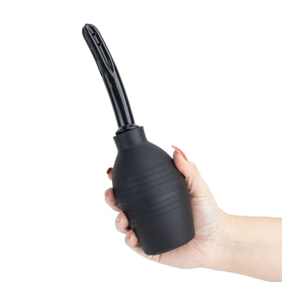 Ducha Higiênica Unissex para o Uso Anal em PVC e Aplicador com Jatos Laterais - 310 ml | Disponível em 2 Cores