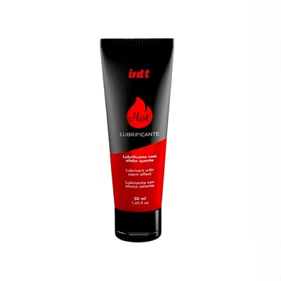 Gel Lubrificante Hot à Base de Água no Sabor Morango - Intt | 50 ml