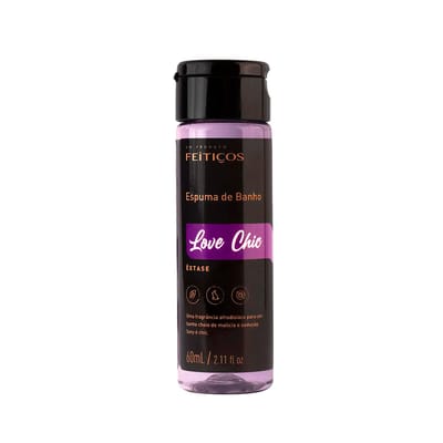 Espuma de Banho com Fragrância Afrodisíaca - Feitiços Aromáticos Love Chic Êxtase | 60 ml