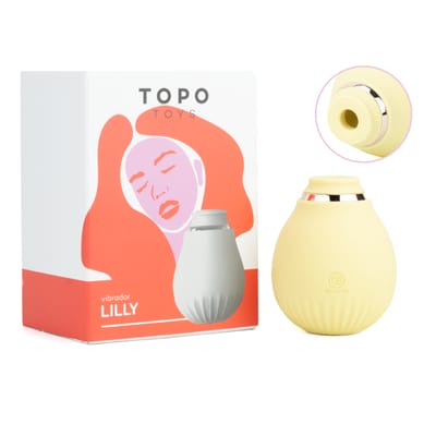 Estimulador Clitoriano Recarregável em Silicone com 10 Modos de Pulsação - Topo Toys Lily