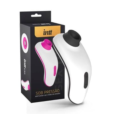 Estimulador de Clitóris com 10 Modos de Intensidade de Ondas de Pressão e Carregamento Via USB Magnético - Intt Luxury Sob Pressão | Disponivel em 4 Cores