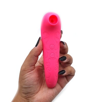 Estimulador de Clitóris com 10 Modos de Vibração, 10 Níveis de Pulsação e Recarregável - Essie | 14,5 x 3,7 cm | Cor: Disponível em 2 Cores