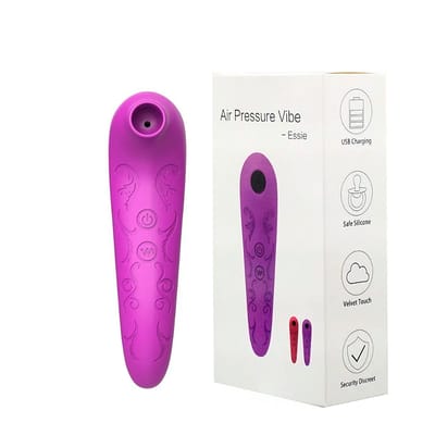 Estimulador de Clitóris com 10 Modos de Vibração, 10 Níveis de Pulsação e Recarregável - Essie | 14,5 x 3,7 cm | Cor: Disponível em 2 Cores