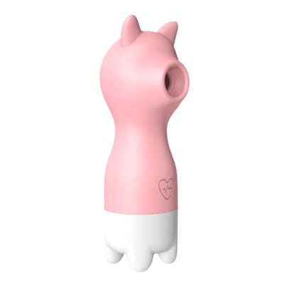 Estimulador de Clitóris em Forma de Gatinho com 10 Modos de Pulsação e Carregamento via USB - Pink Cat | 10,7 x 3,8 cm