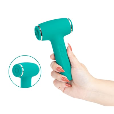 Estimulador de Clitóris no Formato de Secador em Silicone, 10 Modos de Pulsação, 10 Tipos de Sucção e Recarregável - Ny Toys Dirce | 15,5 x 4,7