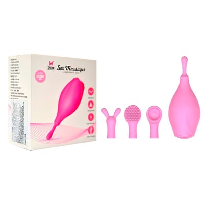 Estimulador de Clítoris em Silicone com 4 Capas e 7 Modos de Vibrações - Dibe Beenle Sex Massager | 9,6 x 3,8 cm | Disponível em 2 Cores