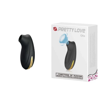 Estimulador de Clítoris em Silicone com 7 Modos de Sucção, Função de Auto Limpeza e Função Memória - Pretty Love Otis | 10,3 x 3,8 cm