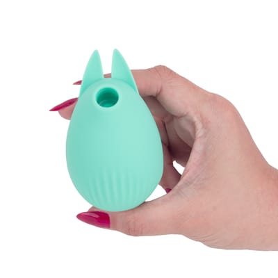 Estimulador de Clitóris em Silicone com Formato de Gatinho, Recarregável, 3 Níveis de Sucção e Vibração - Nv Toys Martie | Disponível em 3 Cores
