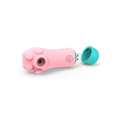 Estimulador de Clitóris em Silicone com Formato de Patinha, 10 Modos de Pulsação e Recarregável - Sexy Import | 10 x 4 cm