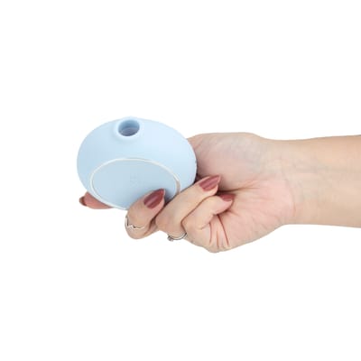 Estimulador de Clitóris em Silicone com Tecnologia Air Pulse, 12 Modos de Vibração e 11 Intensidades de Pulsação - Satisfyer Pro To Go 3 | 8,6 x 8,7 cm