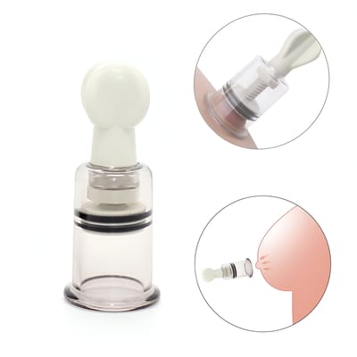Estimulador de Mamilos com Sucção Manual em Acrílico - 6 x 3 cm