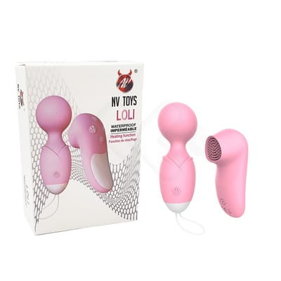 Estimulador Massageador de Clitóris Recarregável com Cerdas Estimuladoras, Função de Aquecimento e 10 Modos de Vibração - NV TOYS Loli