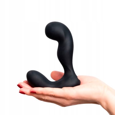 Estimulador Massageador de Próstata e Períneo em Silicone com 7 Modos de Vibração e Interação por App - Svakom Iker | 9,5 x 3,5 cm