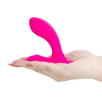 Vibrador Ponto G e Clitóris Recarregável com 9 Modos de Vibração e Controle Remoto sem Fio - S-Hande Butterfly-RCT | 9 x 3,3 cm | Disponível em 2 Cores