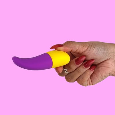Estimulador em Silicone com Formato de Língua, 10 Modos de Vibração, Silencioso, Resistente à Água e Recarregável - Intt Toys La Lingueta Collors