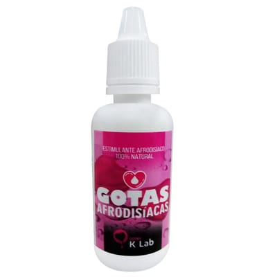 Estimulante Unisex Afrodisíaco Natural - K-Lab Gotas Afrodisíacas | 20ml